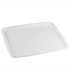 DIENBLAD RECHTHOEKIG - WIT (PP 425 X 330 X 20)